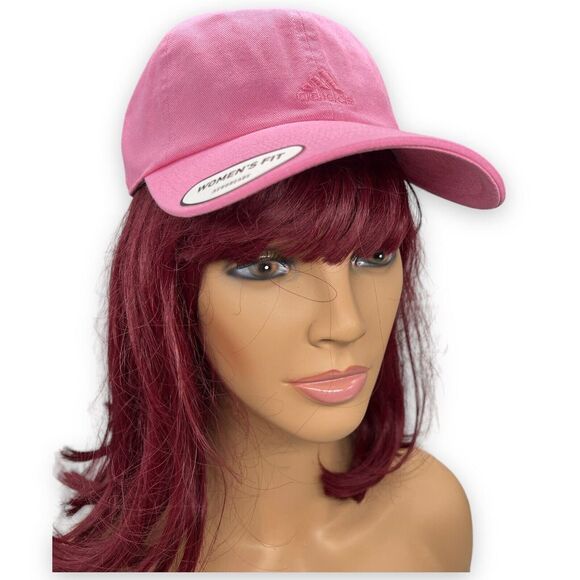 Adidas Hat Womens Adjustable Pink Saturday 2 Cap Pink Run Weekend Cap‎ Strapback - Picture 1 of 8